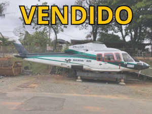 [VENDIDO] Fuselagem Helic�ptero SIKORSKY S-76C Verde