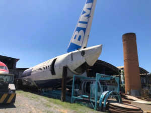 Fuselagem Avi�o Traseira JUMBO 737-300 PP-VNZ