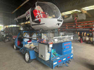 Fuselagem Helic�ptero BETA R22