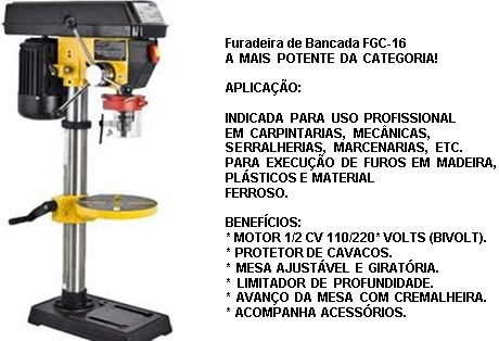 Furadeira Ferrari FGC 16
