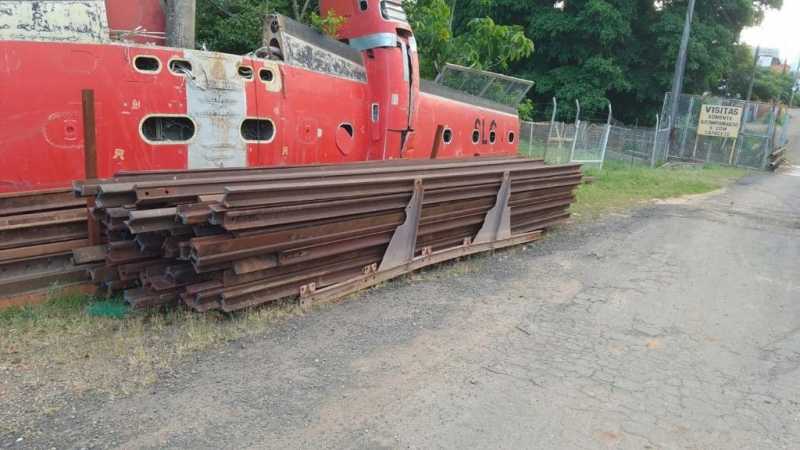 Trilho de Trem em ferro, com �timo pre�o