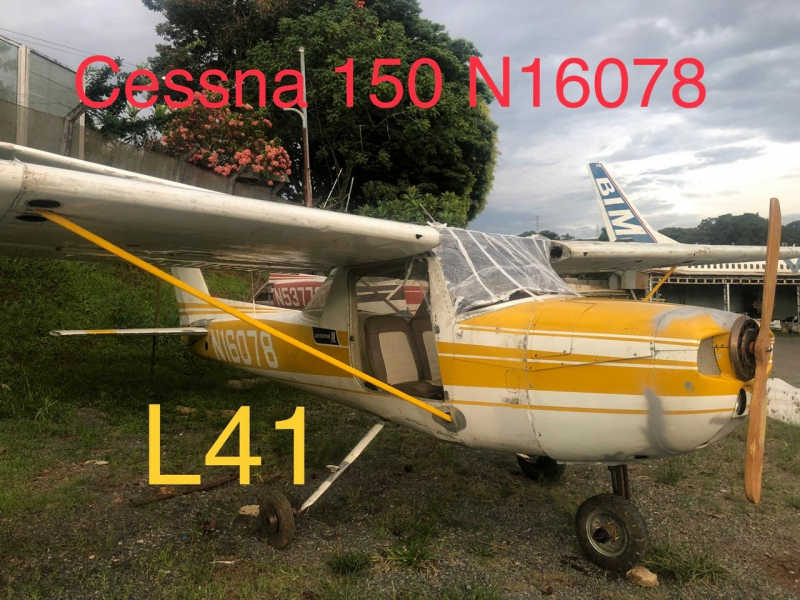 Fuselagem Avi�o Cessna 150 Amarelo