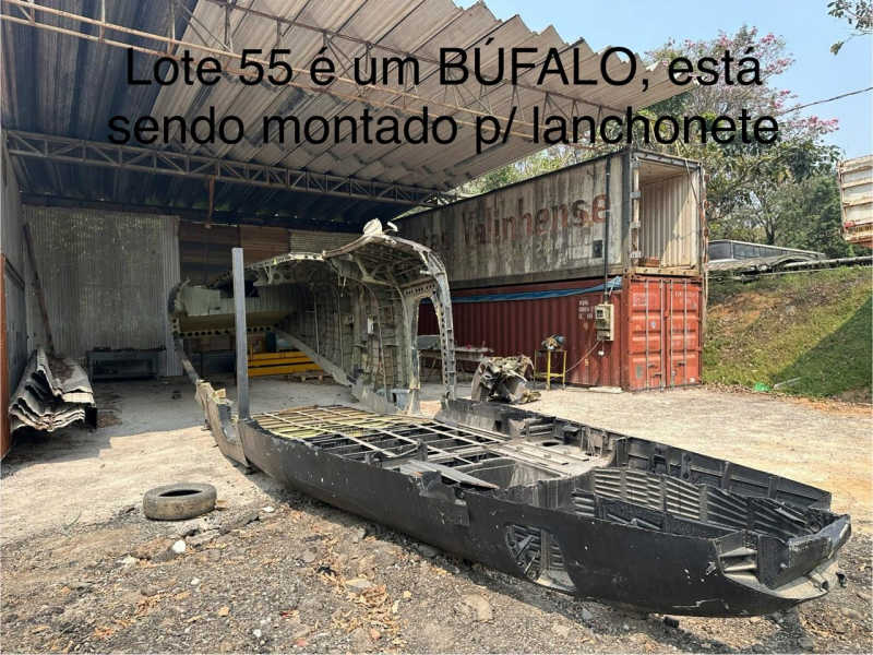 Fuselagem Avi�o Militar Buffalo C115