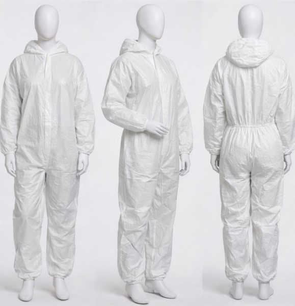 Protege tronco e membros contra poeiras, part�culas e n�voas de baixa toxicidade. O tecido � resistente, respir�vel e impede a entrada de produtos qu�micos, garantindo conforto e seguran�a durante o trabalho
